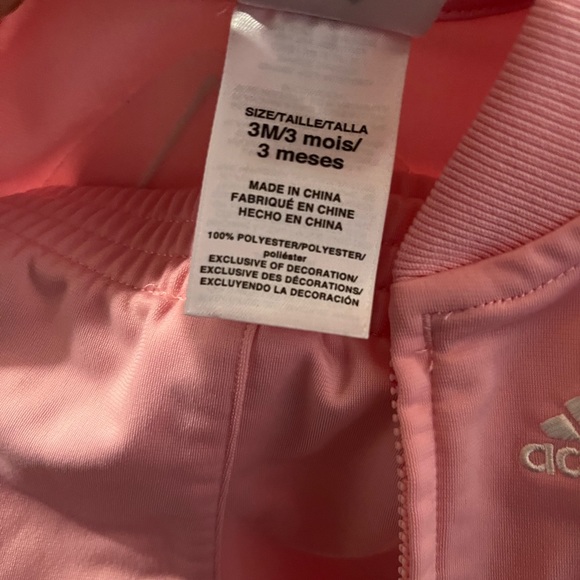 Baby Pink Adidas Tracksuit - Picture 3 of 4